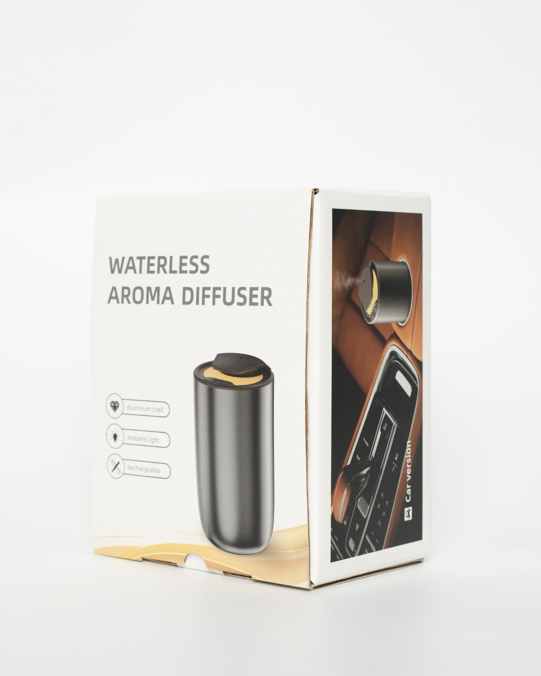 🚗 Difusor De Aroma Para Auto A613-V2.0 Con Diseño Magnético Y Recarga USB-C, 20 Horas De Uso