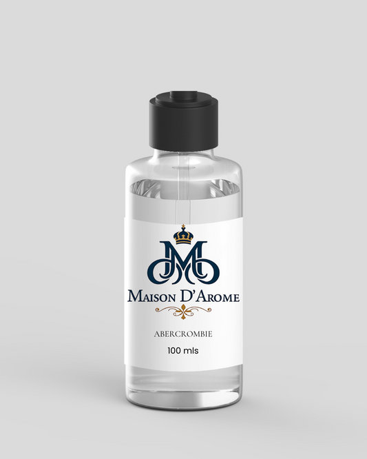 Fragancia Maison D'Arome Abercrombie — Poder que permanece, inspirada en Abercrombie Fierce, en envase de 100 ml.