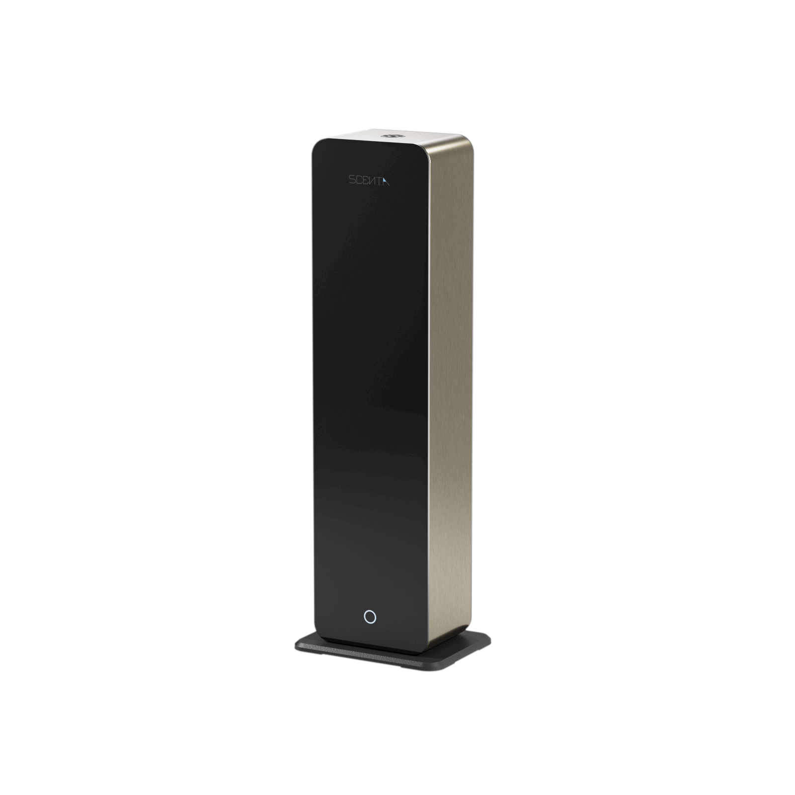 Difusor A316-V2.0 para espacios amplios, combinación de colores negro y dorado, ideal para la decoración de eventos.