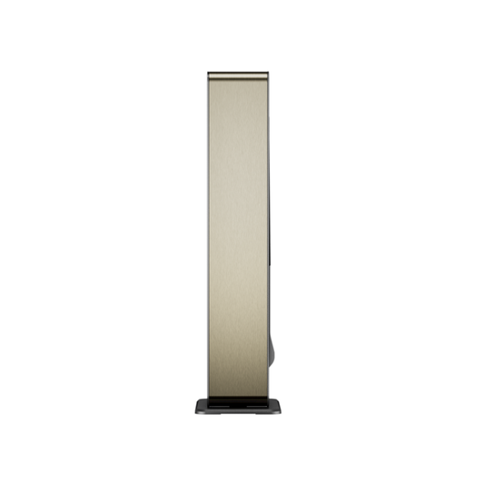 Difusor A316-V2.0 para espacios amplios, vista lateral en color dorado, perfecto para ambientes de alto tráfico.